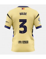 Barcelona Alejandro Balde #3 Venkovní Dres 2025-26 Krátký Rukáv
